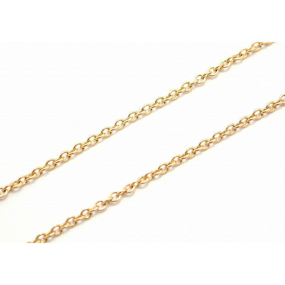 Tiffany Elsa Peretti Visor Yard Pink Gold Diamond Pendant Necklace - Picture 4 of 9